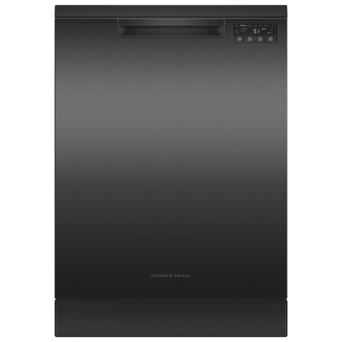 Fisher & Paykel DW60FC1B2 15-Place Setting Freestanding Dishwasher (Black Stainless Steel)