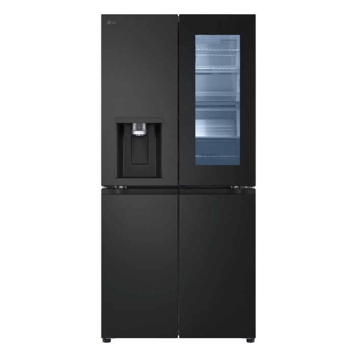 LG GF-V500MBLC 508L Slim French Door Fridge (Matte Black)