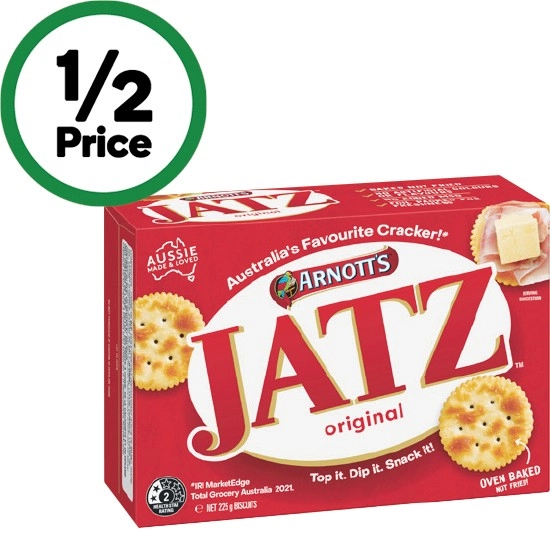 Arnott’s Jatz Crackers 225g