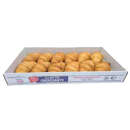 Bakery Du Jour All Butter Croissants 756g Pk 12