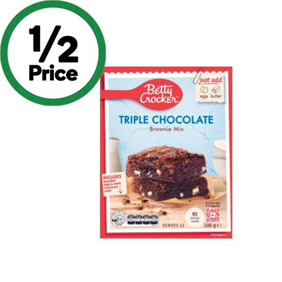 Betty Crocker Treats Baking Mixes 400-510g – Excludes Gluten Free