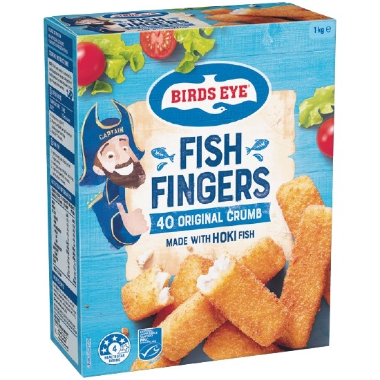 Birds Eye Fish Fingers 1 kg – From the Freezer