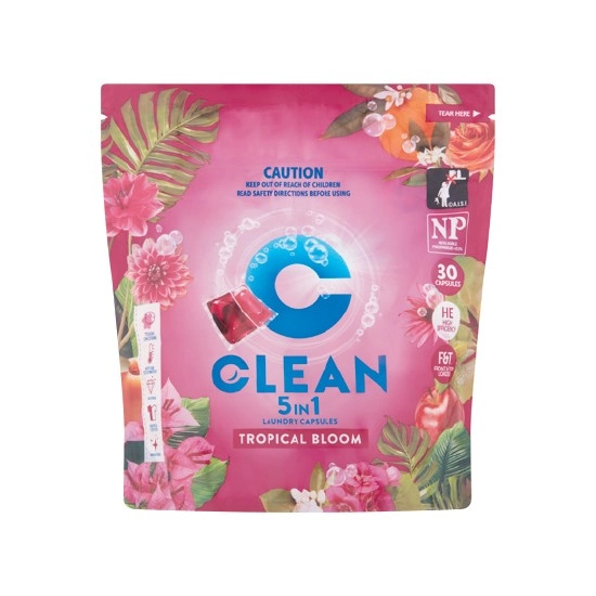 Clean Laundry Capsules Pk 30