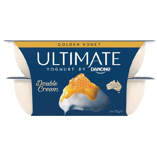 Danone Ultimate Double Cream Yoghurt 4 x 115g or Danone Activia Probiotic Yoghurt 4 x 125g – From the Fridge