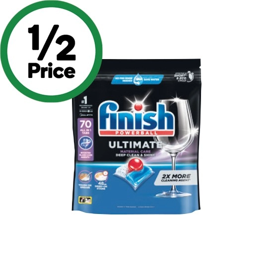 Finish Ultimate Material Care Dishwasher Tablets Pk 70