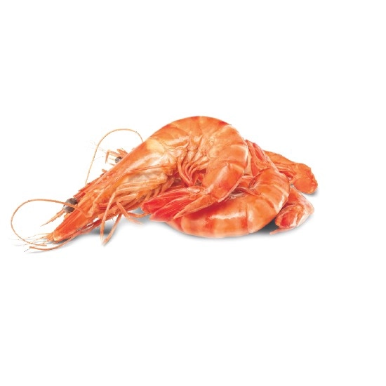 Fresh Cooked Australian Tiger Prawns