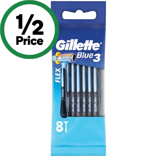 Gillette Blue 3 Disposable Razor Pk 8