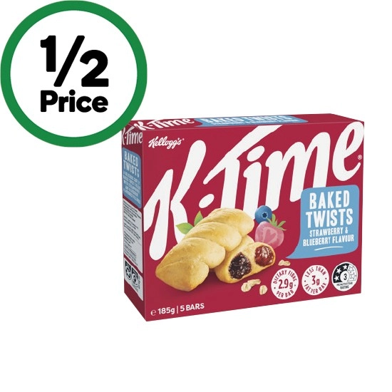 Kellogg’s K-Time Twists 185g Pk 5