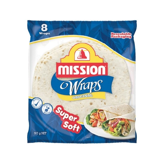 Mission Wraps Varieties 425-567g Pk 6-8