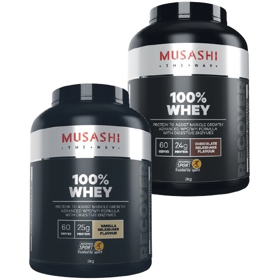 Musashi 100% Whey Protein Powder 2 kg^