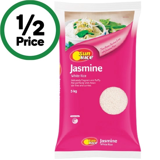 SunRice Jasmine Rice 5 kg