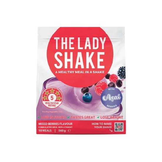 The Lady Shake Mixed Berry 560g^