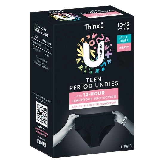 U by Kotex Teen Reusables Size 10-14