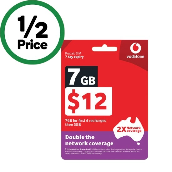 Vodafone $12 Starter Pack†