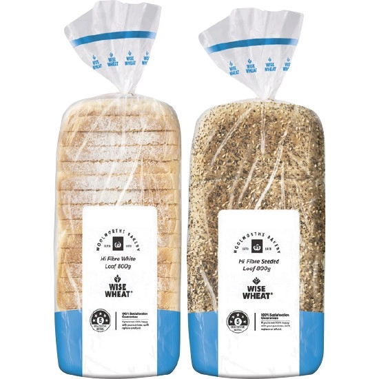 Wise Wheat® Hi Fibre Bread Loaf Varieties 800g#