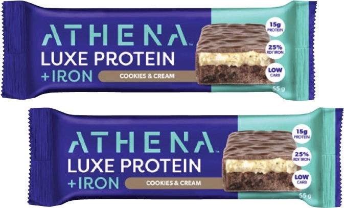 Athena Luxe Protein + Iron Bar 55g