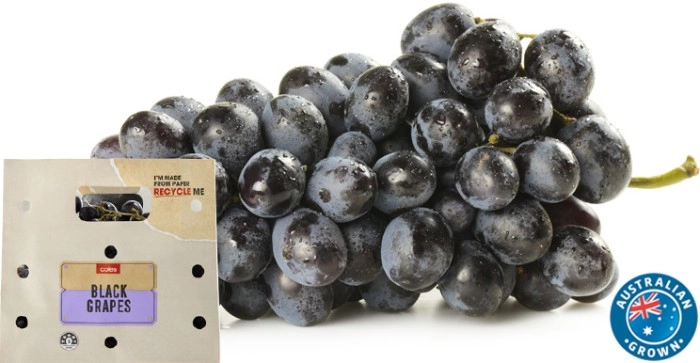 Australian Loose Black Seedless Grapes