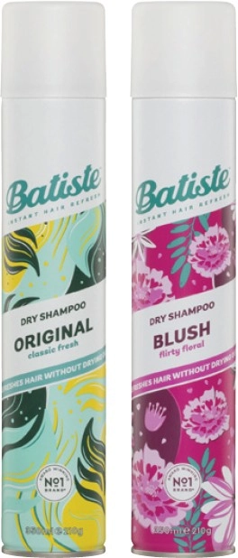 Batiste Dry Shampoo Blush or Original 350mL