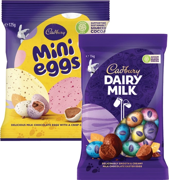 Cadbury Egg Bags 110g-125g