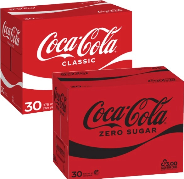 Coca-Cola Soft Drink 30x375mL