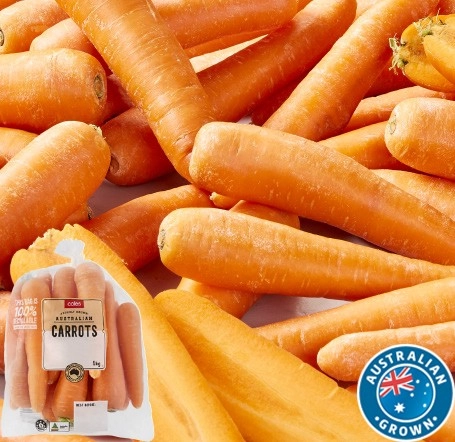 Coles Australian Carrots 1kg Bag