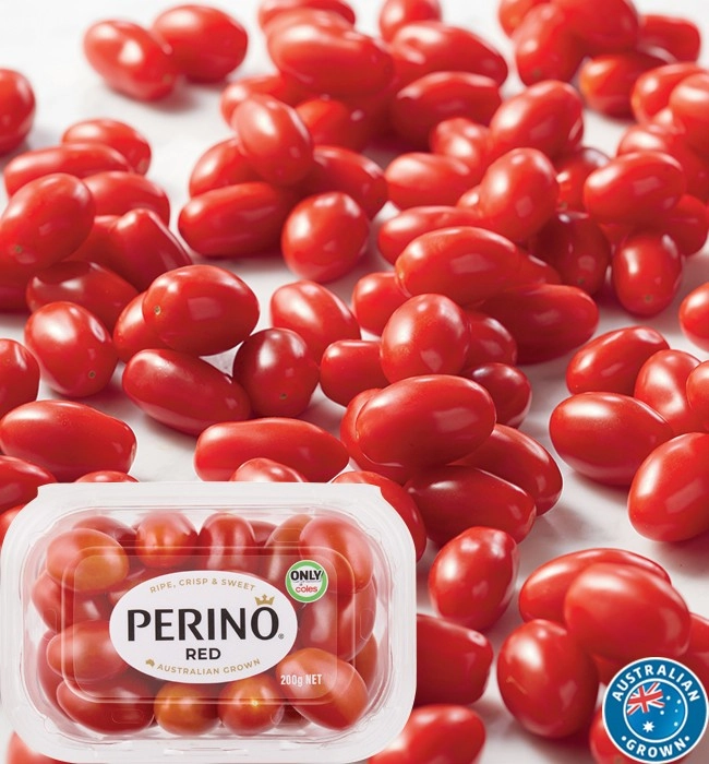 Coles Australian Red Perino Tomatoes 200g Pack