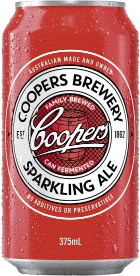 Coopers Sparkling Ale Cans 24x375mL