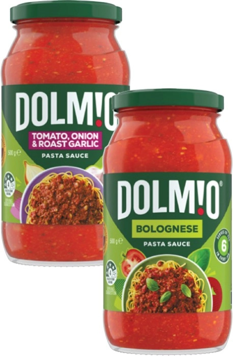 Dolmio Extra Pasta Sauce 490g-500g