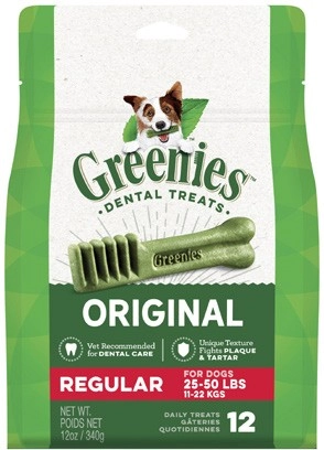 Greenies Original Dog Treats Regular 12 Pack