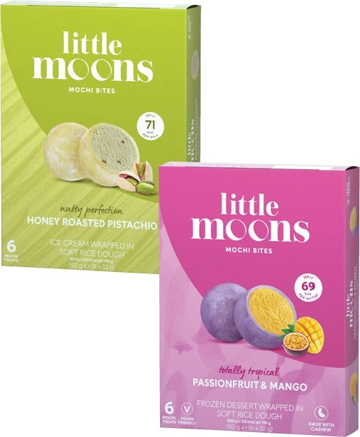 Little Moons Mochi Bites 6 Pack 192g