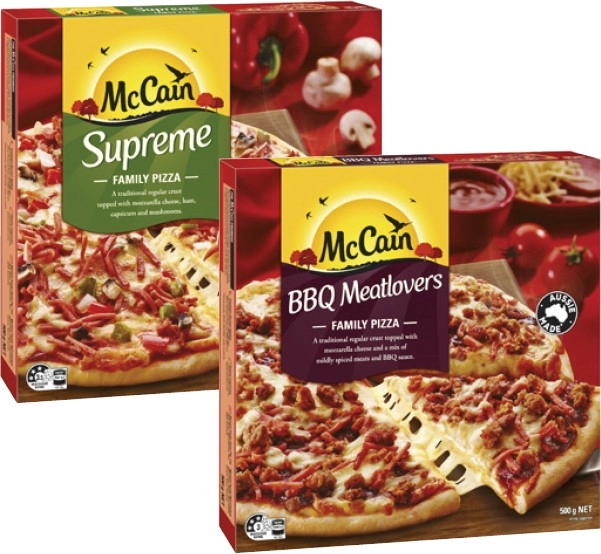 McCain Family Pizza 490g-500g