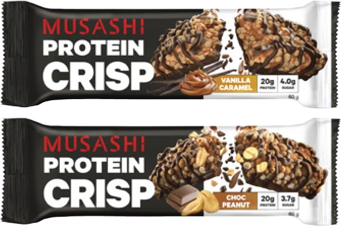 Musashi Protein Crisp Bar 60g