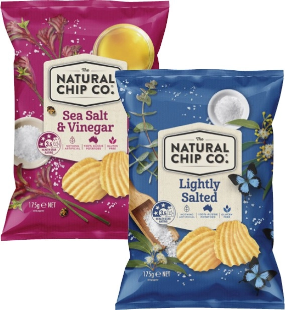 Natural Chip Co. Potato Chips 175g