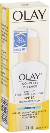 Olay Complete Sensitive Moisturising Lotion SPF30 75mL