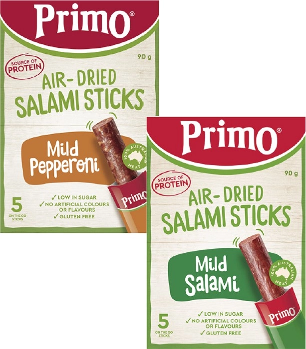 Primo Air-Dried Salami Sticks 90g