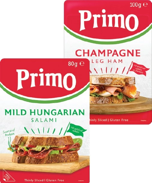 Primo Sliced Meat 80g-100g