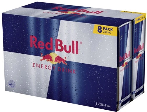 Red Bull Energy Drink 8x250mL