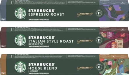 Starbucks By Nespresso Coffee Capsules 10 Pack