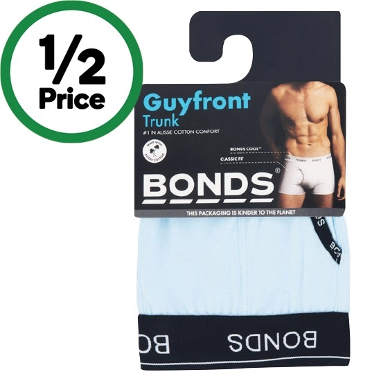 Bonds Men’s Guyfront Trunk Assorted Pk 1