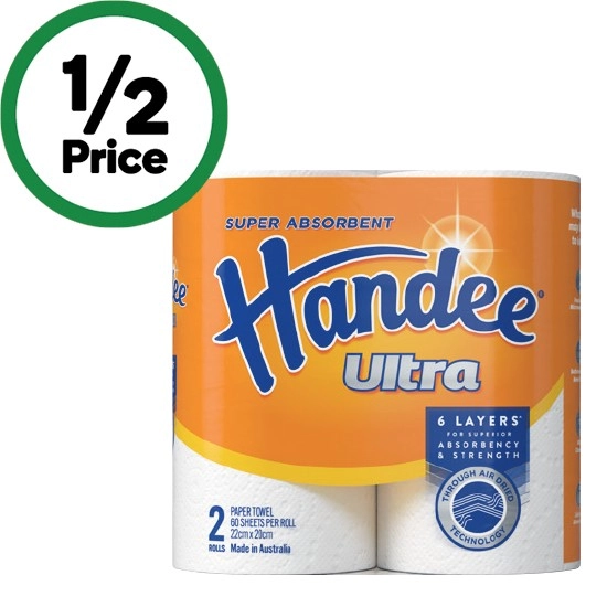 Handee Ultra Paper Towel Pk 2