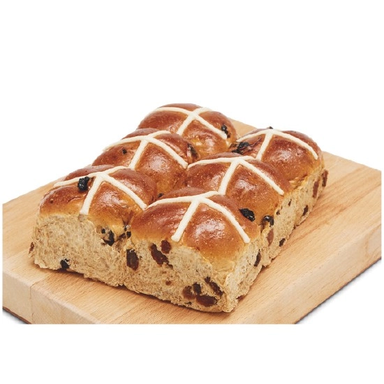 Hot Cross Bun Varieties Pk 6-9# – Excludes Brioche Hot Cross Bun Varieties