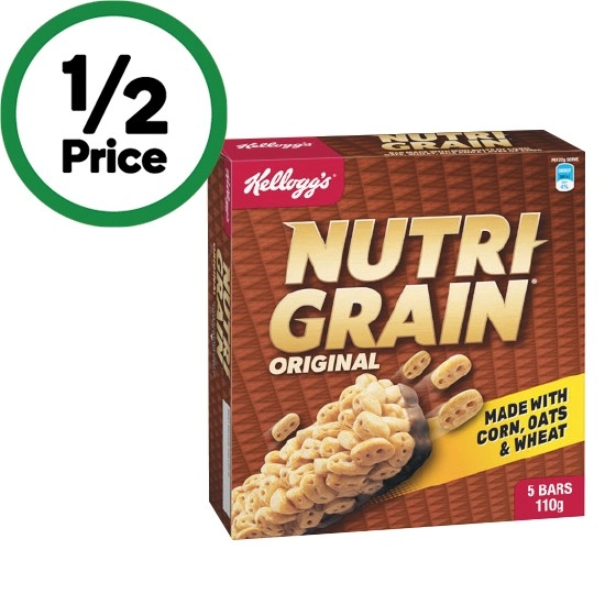 Kellogg’s Nutri-Grain Bars 110g Pk 5