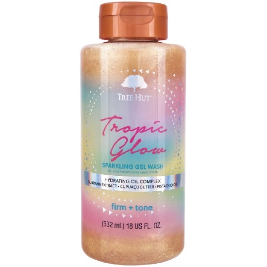 NEW Tree Hut Sparkling Gel Wash Tropic Glow 532ml