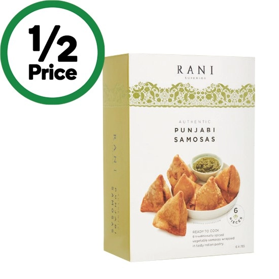 Rani Superior Punjabi Samosas 450g – From the Freezer