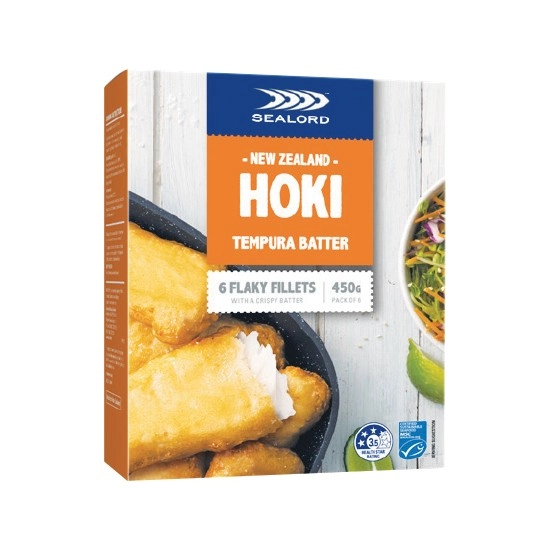 Sealord Hoki Fish Fillets 450-480g – From the Freezer