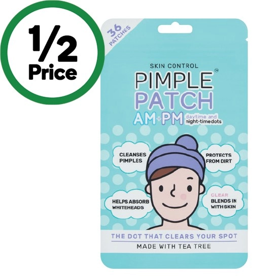 Skin Control Pimple Patch Am & Pm Mixed Pk 36