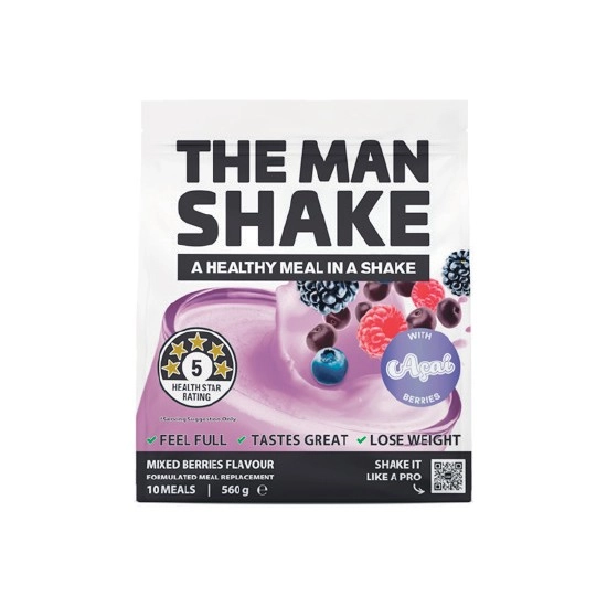 The Man Shake Mixed Berry 560g^