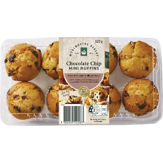 Woolworths Muffins Varieties Pk 8