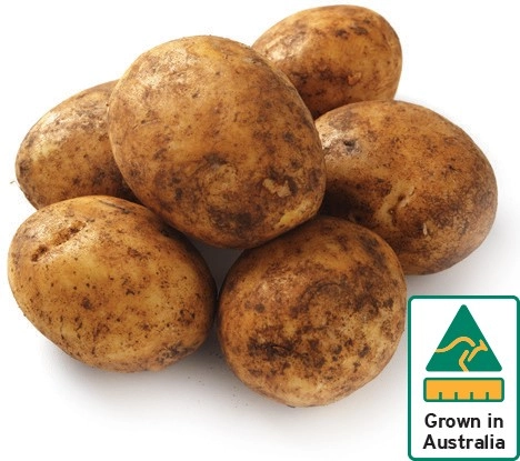 Australian Brushed Potatoes 2kg Bag