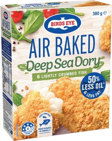 Birds Eye Air Baked Crumbed Fish 250‑380g Selected Varieties